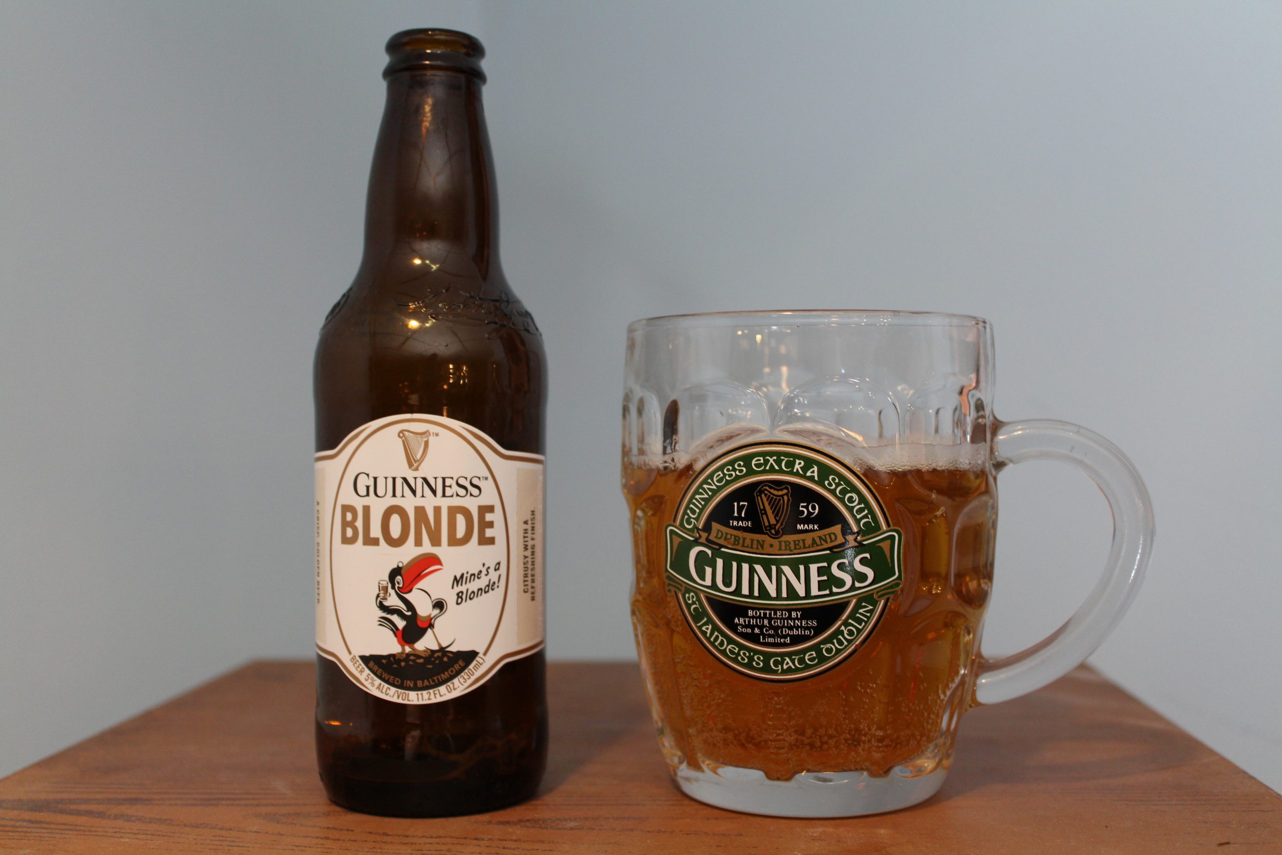 Guinness Blonde Single Pint Glass - A Little Irish Too